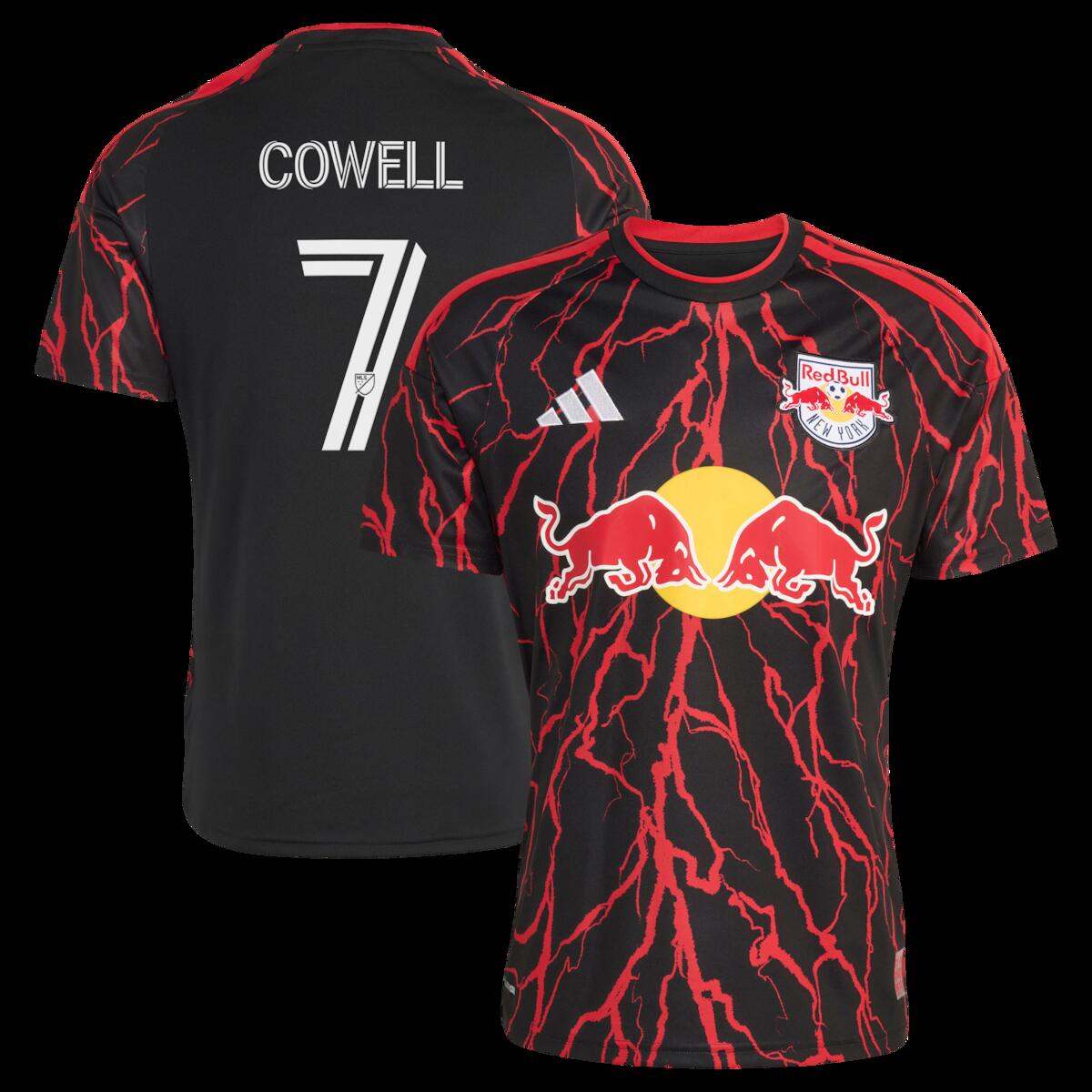 【公式グッズ】MLS レッドブルズ カウェル レプリカ ユニフォーム Adidas/アディダス メンズ ブラック (ADI 2026 Men's MLS Replica Jersey - Player)|Fanatics公式ストア 店
