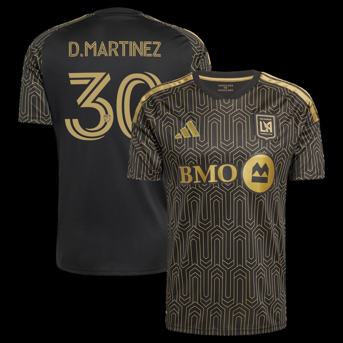 【公式グッズ】MLS LAFC デビッド・マルティネス レプリカ ユニフォーム Adidas/アディダス メンズ ブラック (ADI 2026 Men's MLS Replica Jersey - Player)