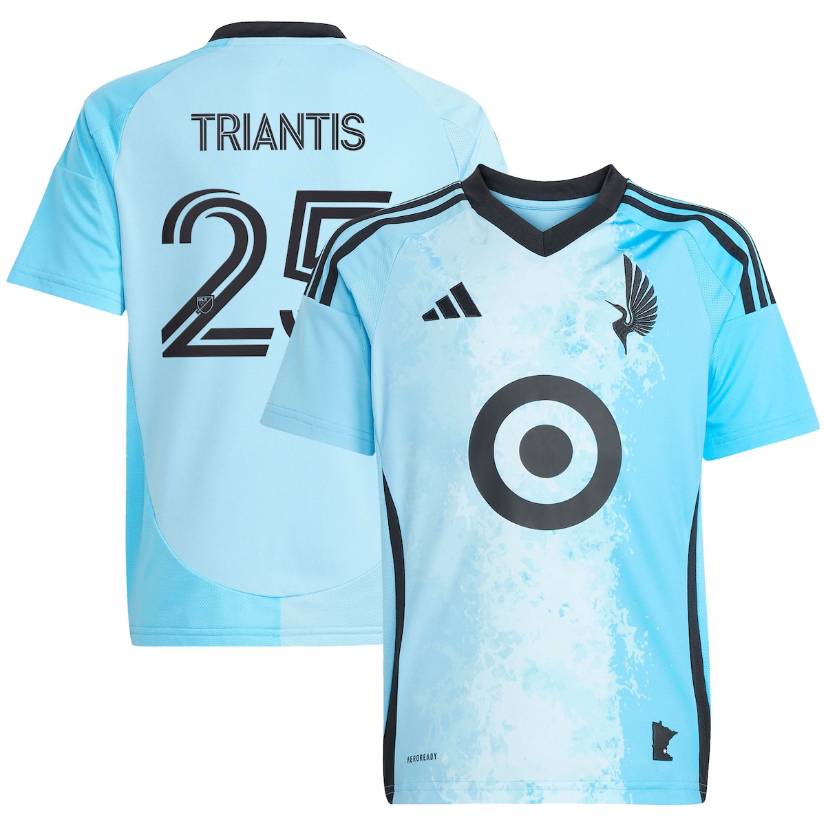 【公式グッズ】MLS ユナイテッドFC ネクタリオス・トリアンティス レプリカ ユニフォーム Adidas/アディダス ユース・ジュニアサイズ ブルー (2025 Youth MLS Replica Player Jersey)|Fanatics公式ストア 店