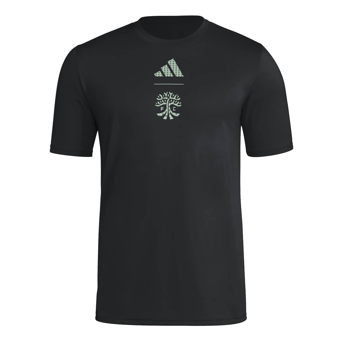 【公式グッズ】MLS オースティンFC Tシャツ Adidas/アディダス メンズ ブラック (ADI S26 Men's Pregame Jersey Hook SS Tee)