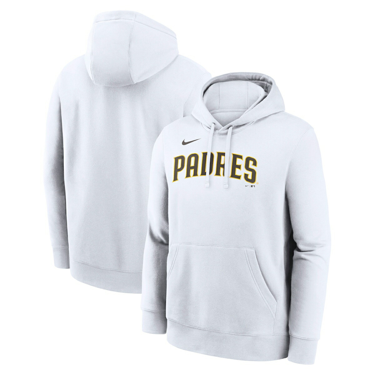【公式グッズ】MLB パドレス パーカー Nike/ナイキ メンズ ホワイト (Men's Nike MLB Wordmark Alt Club Hood)