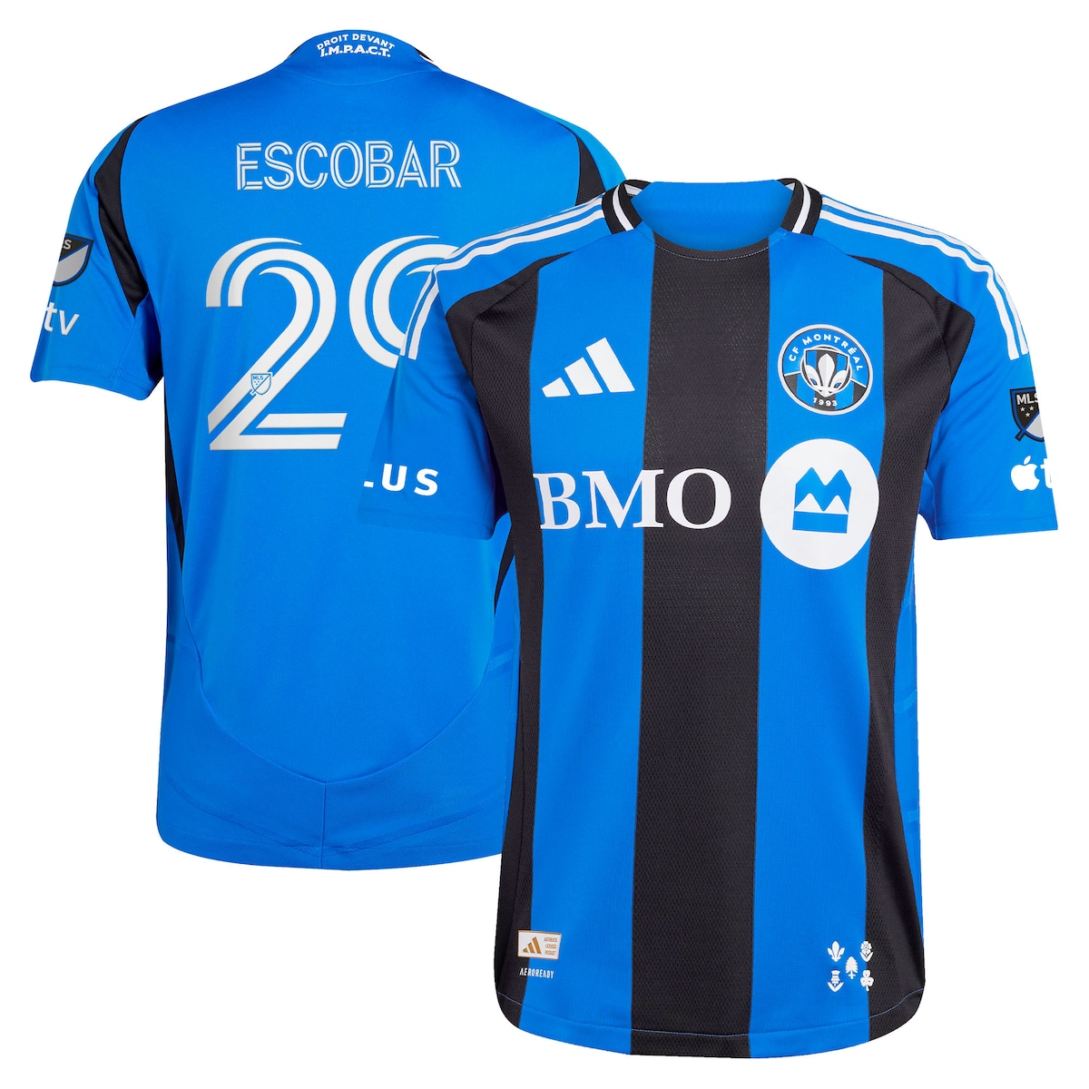 【公式グッズ】MLS CFモントリオール フランコ・エスコバル オーセンティック ユニフォーム Adidas/アディダス メンズ ブルー (2025 Men's MLS Authentic Player Jersey) 26,239円