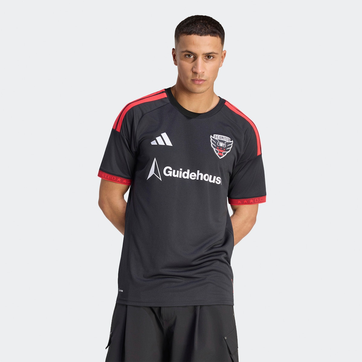 【公式グッズ】MLS D.C.ユナイテッド レプリカ ユニフォーム Adidas/アディダス メンズ ブラック (ADI 2026 Men's MLS Replica Jersey)