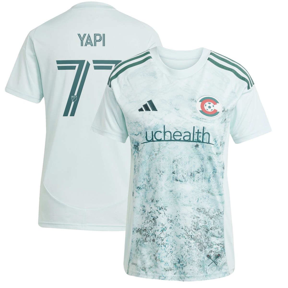 【公式グッズ】MLS コロラド・ラピッズ ダレン・ヤピ レプリカ ユニフォーム Adidas/アディダス レディース グリーン (2025 Women's MLS Replica Player Jersey)｜Fanatics公式ストア 店