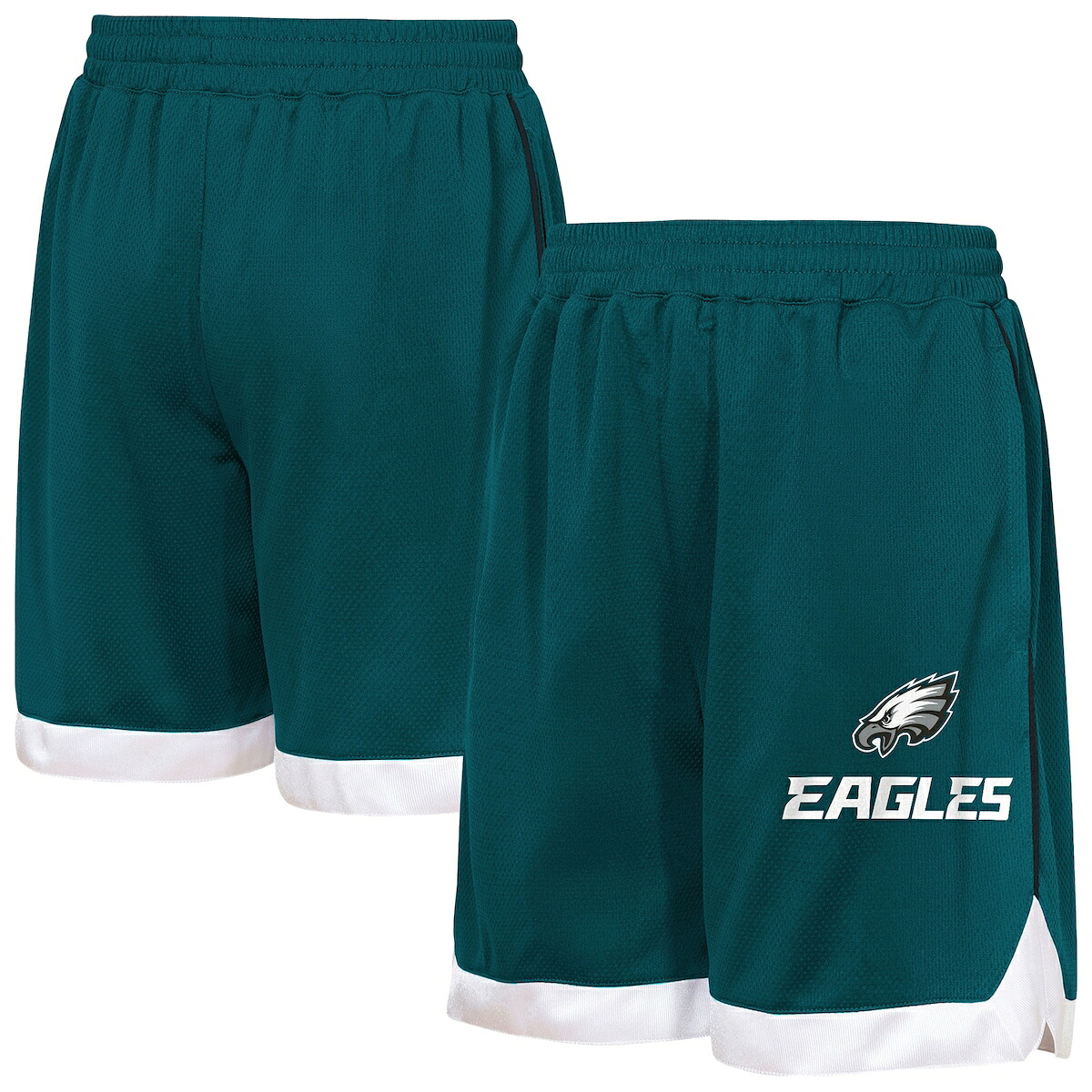 【公式グッズ】NFL イーグルス ハーフパンツ Outerstuff キッズサイズ グリーン (NFL Youth All Star Mesh Short)