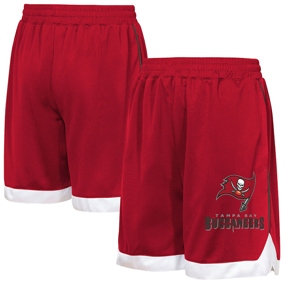 【公式グッズ】NFL バッカニアーズ ハーフパンツ Outerstuff キッズサイズ レッド (NFL Youth All Star Mesh Short)