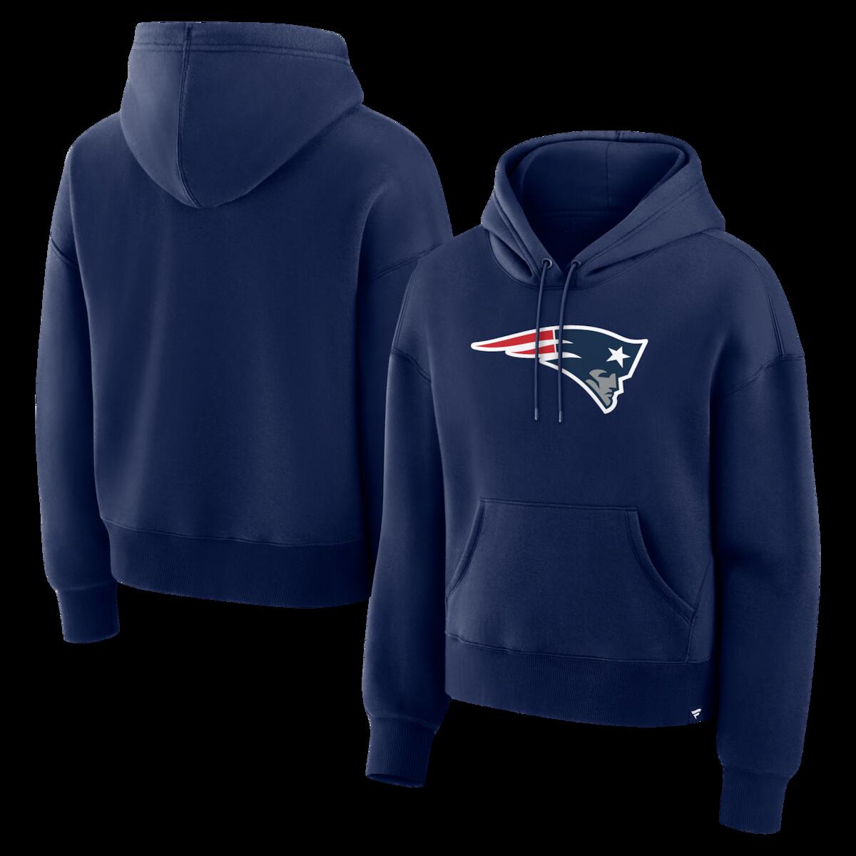【公式グッズ】NFL ペイトリオッツ パーカー Fanatics/ファナティクス レディース ネイビー (NFL Womens Fanatics Essential Logo Legacy POH - R)