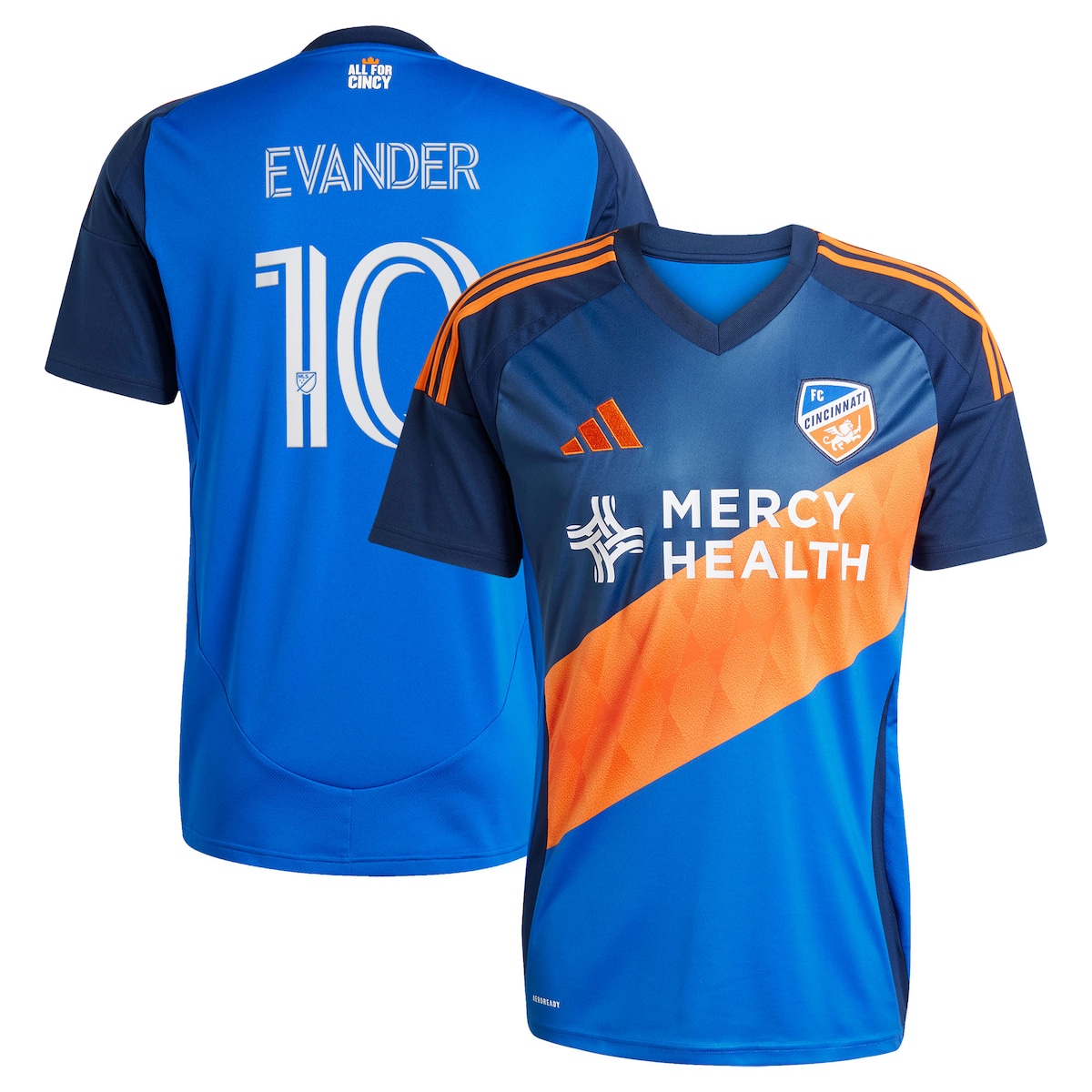 【公式グッズ】MLS FCシンシナティ エヴァンデル・ダ・シルバ・フェレイラ レプリカ ユニフォーム Adidas/アディダス メンズ ブルー (2025 Men's MLS Replica Player Jersey) 19,842円