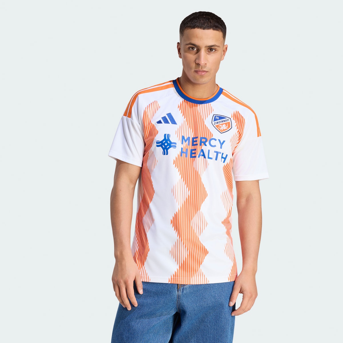 【公式グッズ】MLS FCシンシナティ レプリカ ユニフォーム Adidas/アディダス メンズ ホワイト (ADI 2026 Men's MLS Replica Jersey)