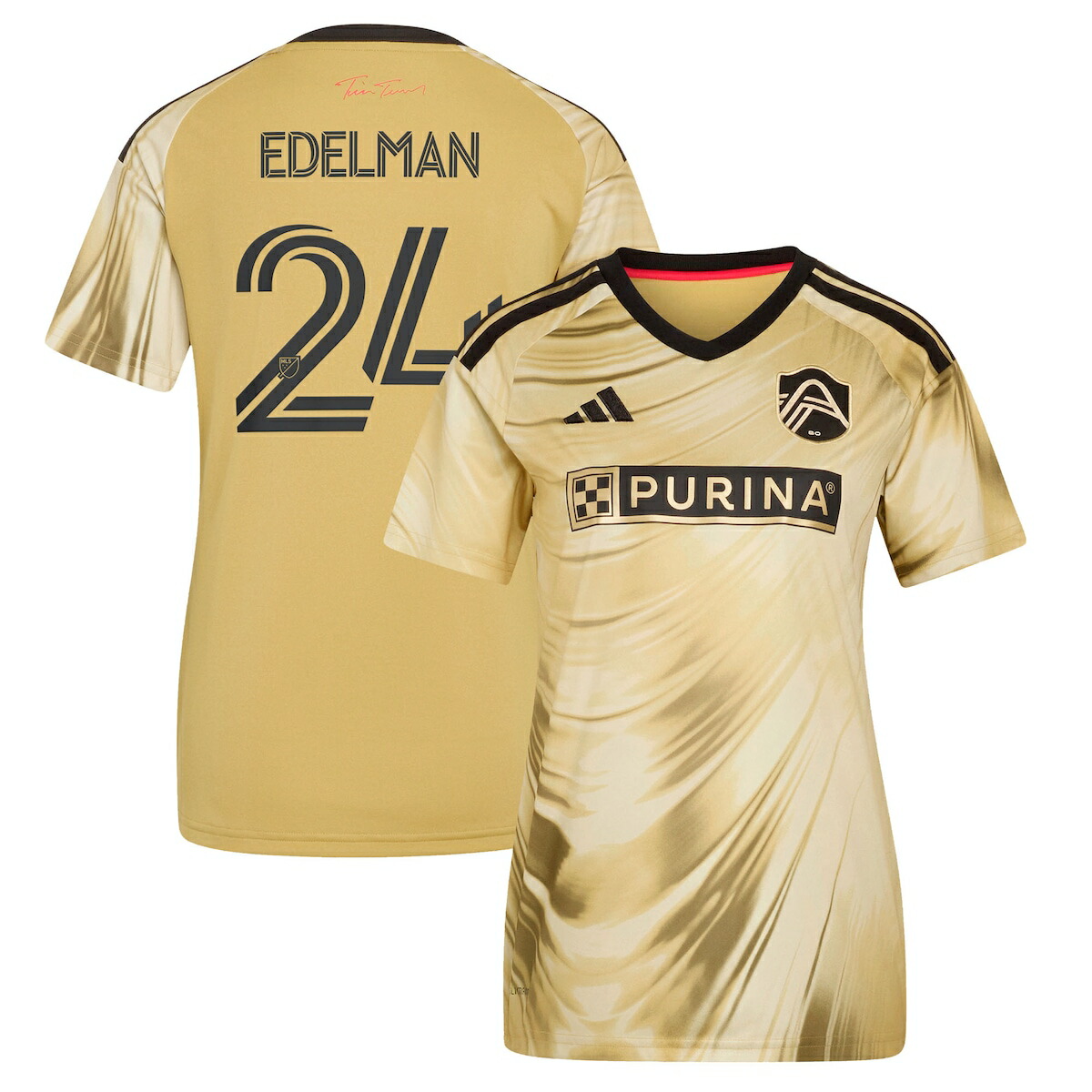 【公式グッズ】MLS セントルイス・シティSC エデルマン レプリカ ユニフォーム Adidas/アディダス レディース イエロー (ADI 2026 Women's MLS Replica Jersey - Player)