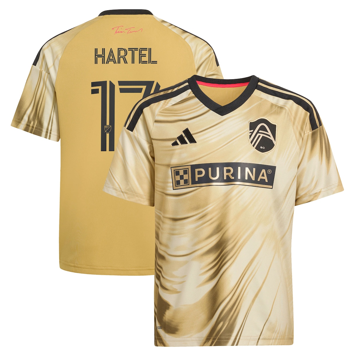 【公式グッズ】MLS セントルイス・シティSC マルセル・ヘルテル レプリカ ユニフォーム Adidas/アディダス ユース・ジュニアサイズ イエロー (ADI 2026 Youth MLS Replica Jersey - Player)
