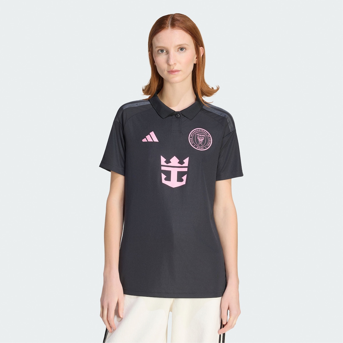 【公式グッズ】MLS インテルマイアミCF レプリカ ユニフォーム Adidas/アディダス レディース ブラック (ADI 2026 Women's MLS Replica Jersey)