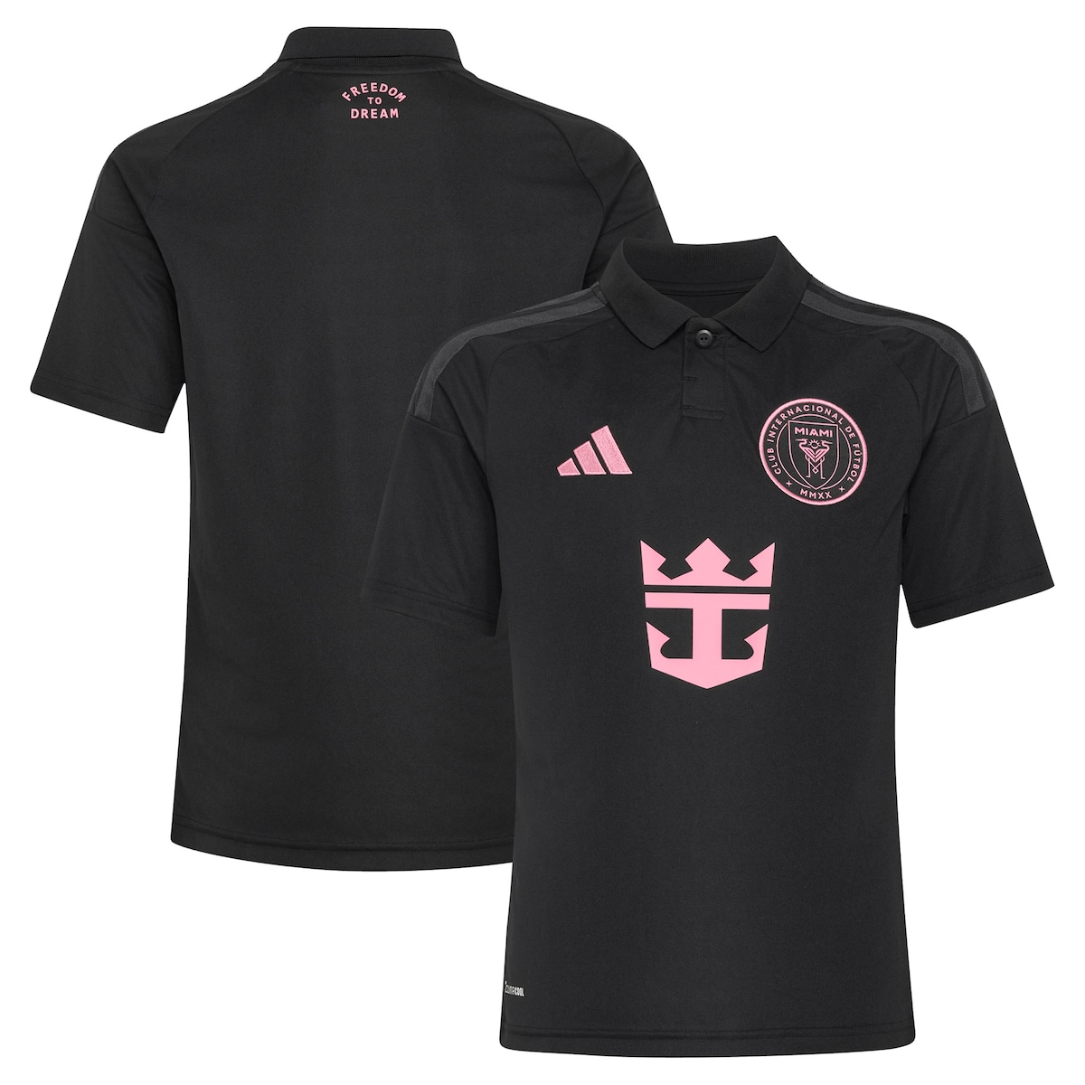 【公式グッズ】MLS インテルマイアミCF レプリカ ユニフォーム Adidas/アディダス ユース・ジュニアサイズ ブラック (ADI 2026 Youth MLS Replica Jersey)
