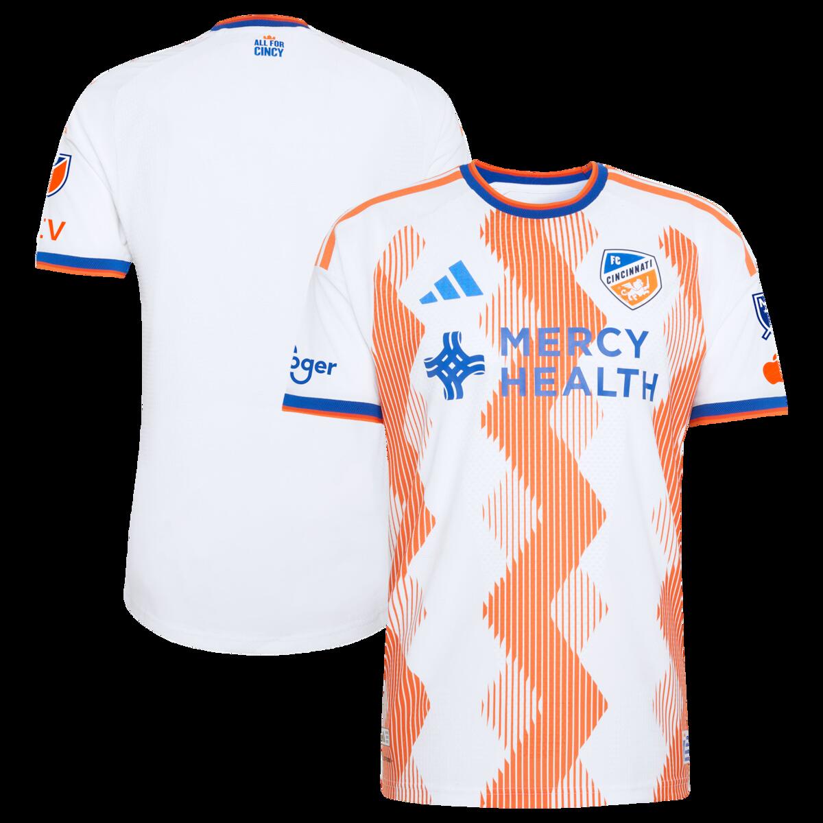 【公式グッズ】MLS FCシンシナティ オーセンティック ユニフォーム Adidas/アディダス メンズ ホワイト (ADI 2026 Men's MLS Authentic Jersey w/ Patch)｜Fanatics公式ストア 店