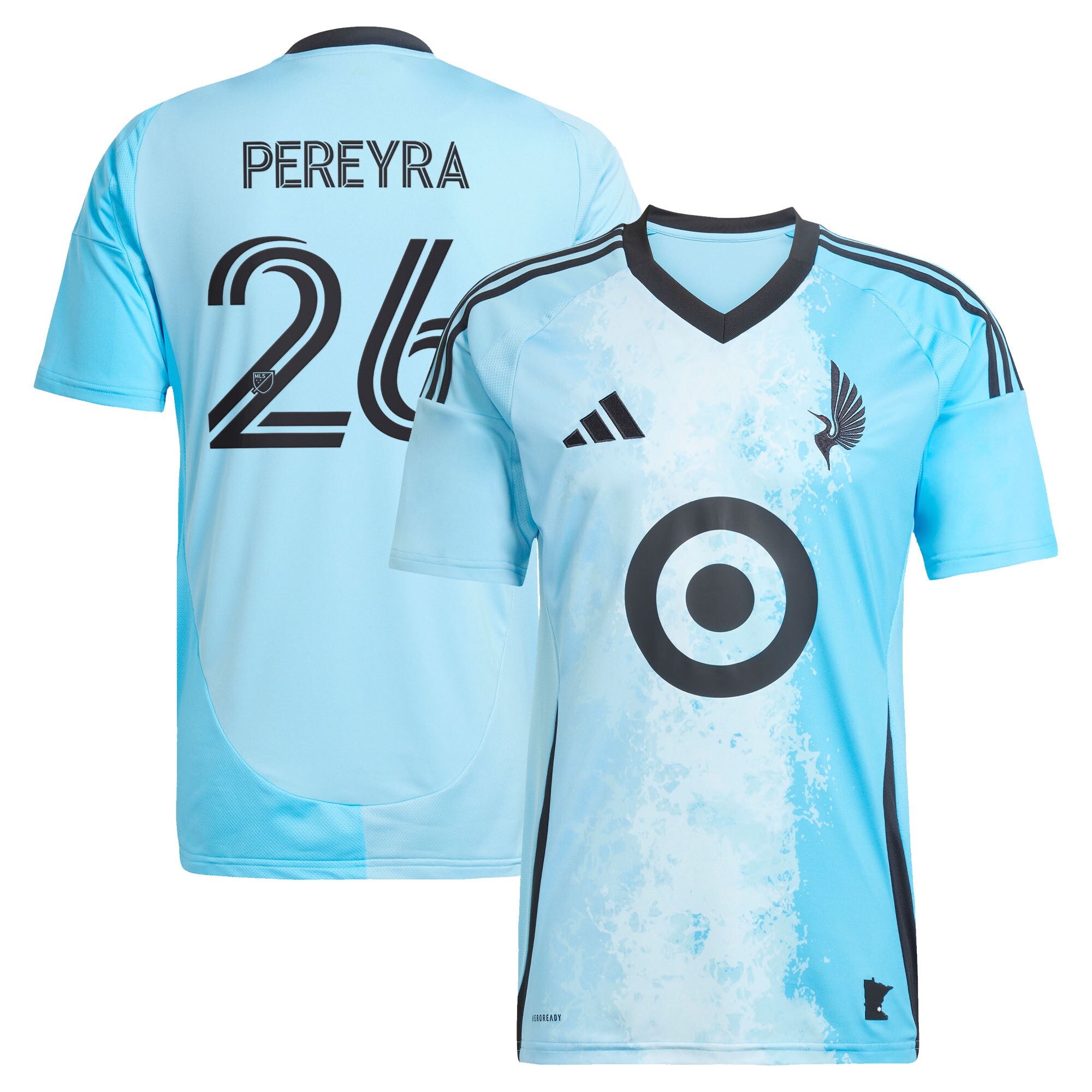 【公式グッズ】MLS ユナイテッドFC ホアキン・ペレイラ レプリカ ユニフォーム Adidas/アディダス メンズ ブルー (2025 Men's MLS Replica Player Jersey)|Fanatics公式ストア 店