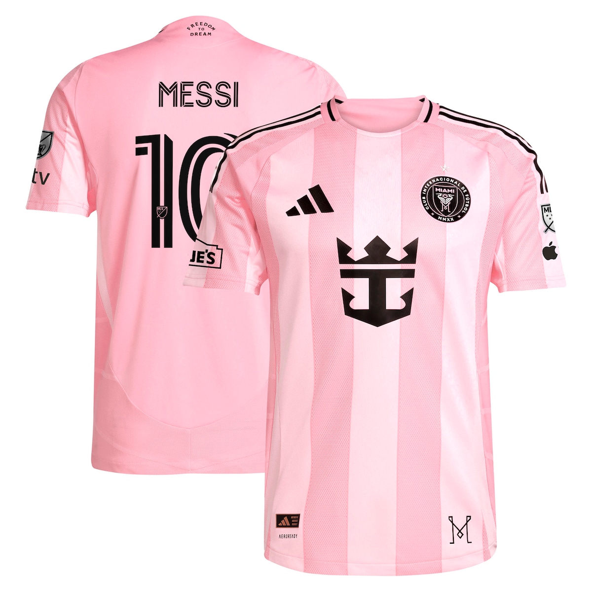 【公式グッズ】MLS インテルマイアミCF メッシ オーセンティック ユニフォーム Adidas/アディダス メンズ (2025 Men's MLS Authentic Player Jersey)