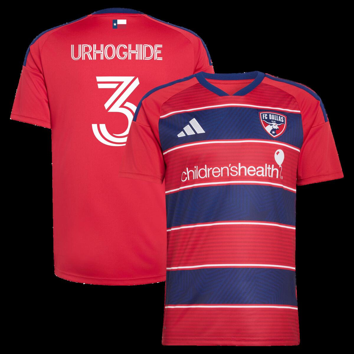 【公式グッズ】MLS FCダラス オサゼ・ウルホグヒデ レプリカ ユニフォーム Adidas/アディダス メンズ レッド (ADI 2026 Men's MLS Replica Jersey - Player)|Fanatics公式ストア 店