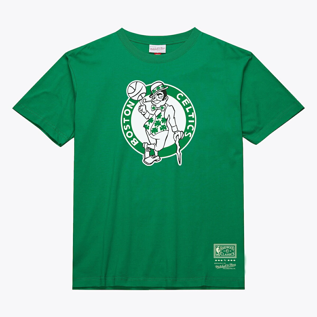 【公式グッズ】NBA セルティックス Tシャツ Mitchell & Ness/ミッチェル＆ネス メンズ グリーン (NBA MVP ARCH TEE)