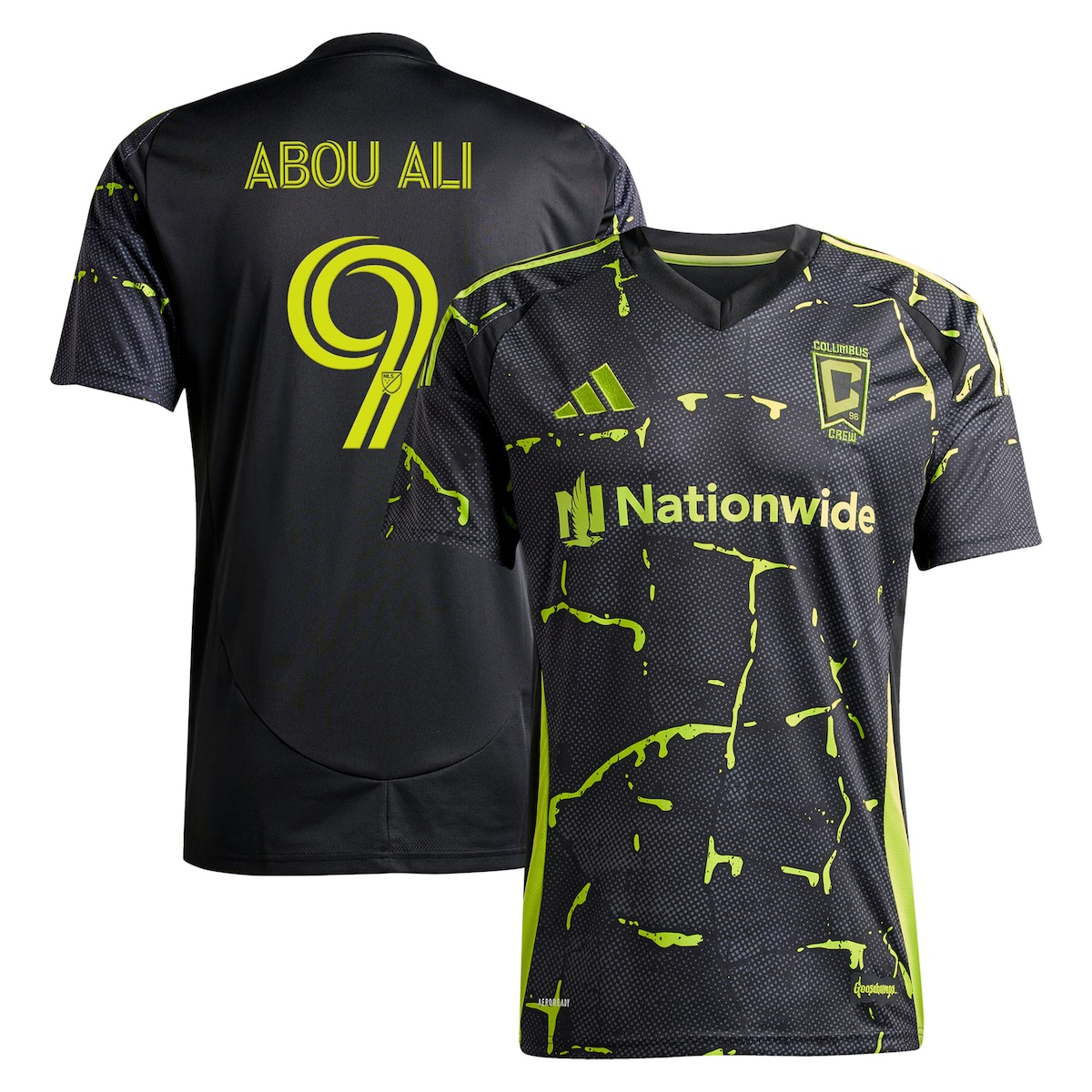 【公式グッズ】MLS コロンバス・クルー ウェッサム・アブ・アリ レプリカ ユニフォーム Adidas/アディダス メンズ ブラック (2025 Men's MLS Replica Player Jersey) 20,400円