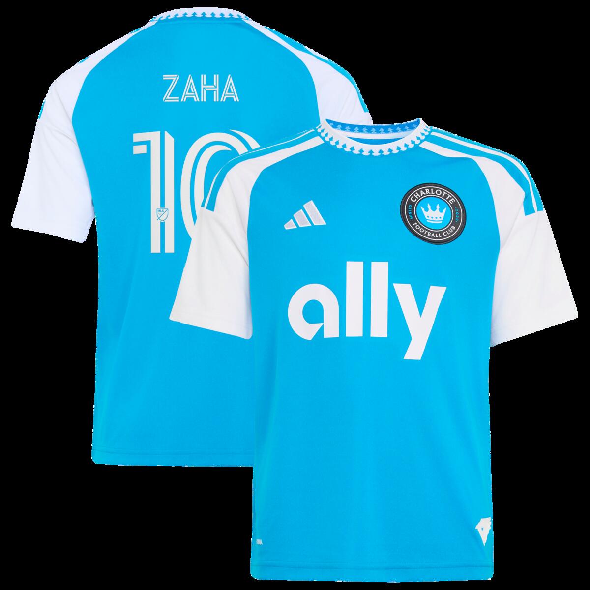 【公式グッズ】MLS シャーロットFC ウィルフレッド・ザハ レプリカ ユニフォーム Adidas/アディダス ユース・ジュニアサイズ ブルー (ADI 2026 Youth MLS Replica Jersey - Player)｜Fanatics公式ストア 店