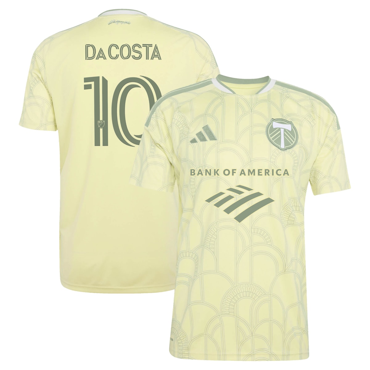 【公式グッズ】MLS ティンバーズ デイヴィッド・ダ・コスタ レプリカ ユニフォーム Adidas/アディダス メンズ イエロー (ADI 2026 Men's MLS Replica Jersey - Player)|Fanatics公式ストア 店