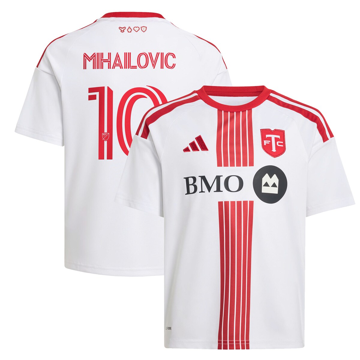 【公式グッズ】MLS トロントFC ジョルジェ・ミハイロヴィッチ レプリカ ユニフォーム Adidas/アディダス ユース・ジュニアサイズ ホワイト (ADI 2026 Youth MLS Replica Jersey - Player)