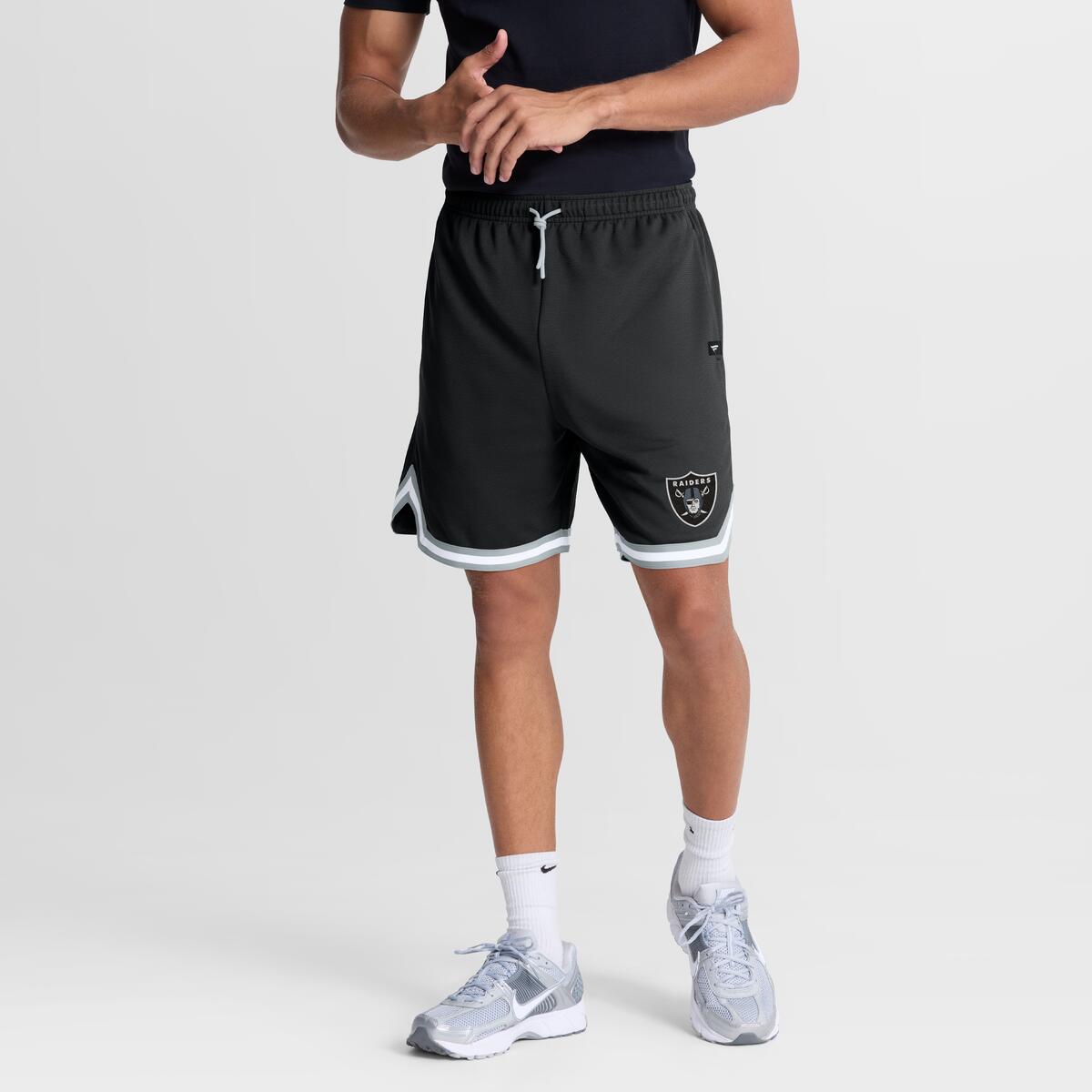【公式グッズ】NFL レイダース ハーフパンツ Fanatics/ファナティクス メンズ ブラック (MENS FEARLESS DRIVE SHORT)