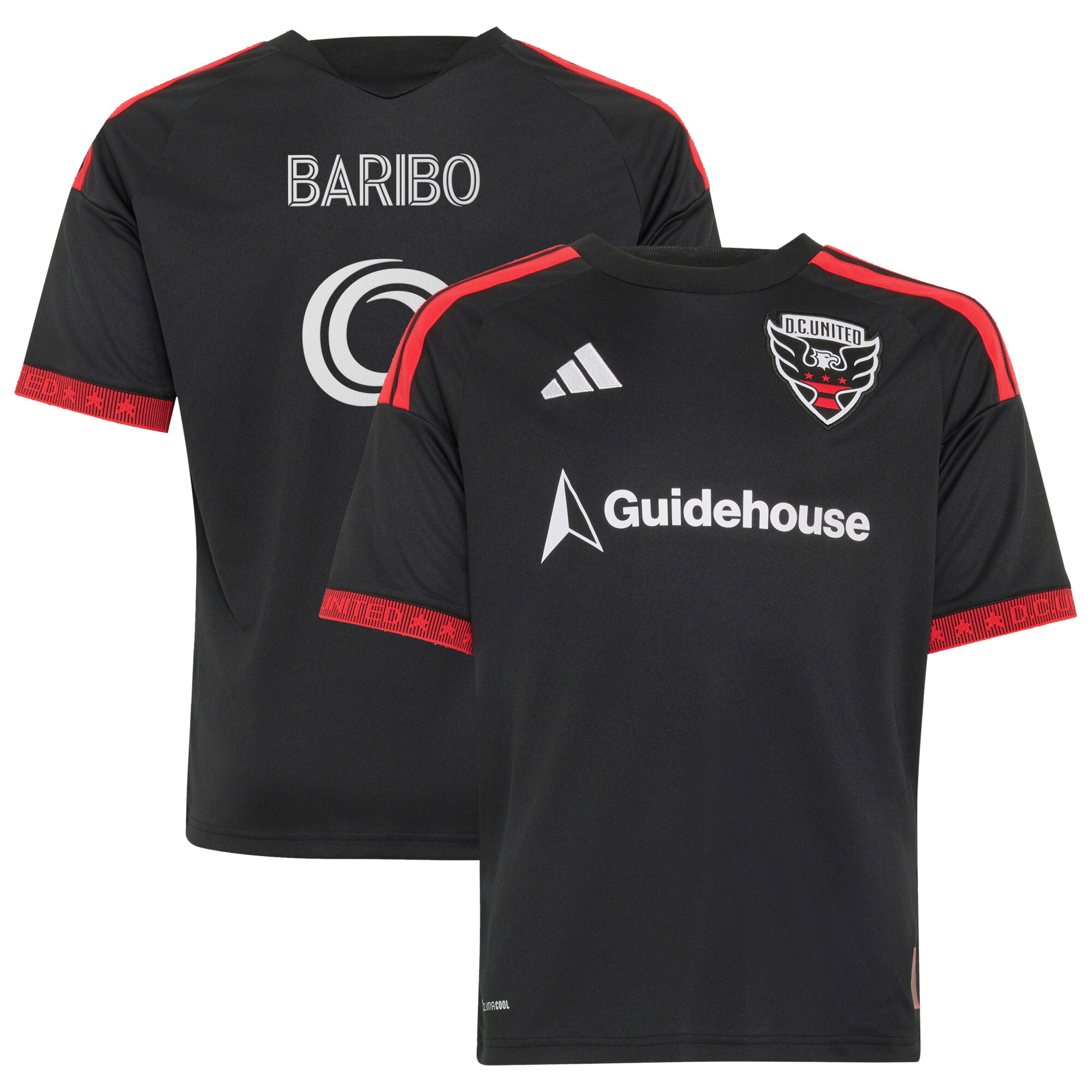 【公式グッズ】MLS D.C.ユナイテッド タイ・バリボ レプリカ ユニフォーム Adidas/アディダス ユース・ジュニアサイズ ブラック (ADI 2026 Youth MLS Replica Jersey - Player)|Fanatics公式ストア 店