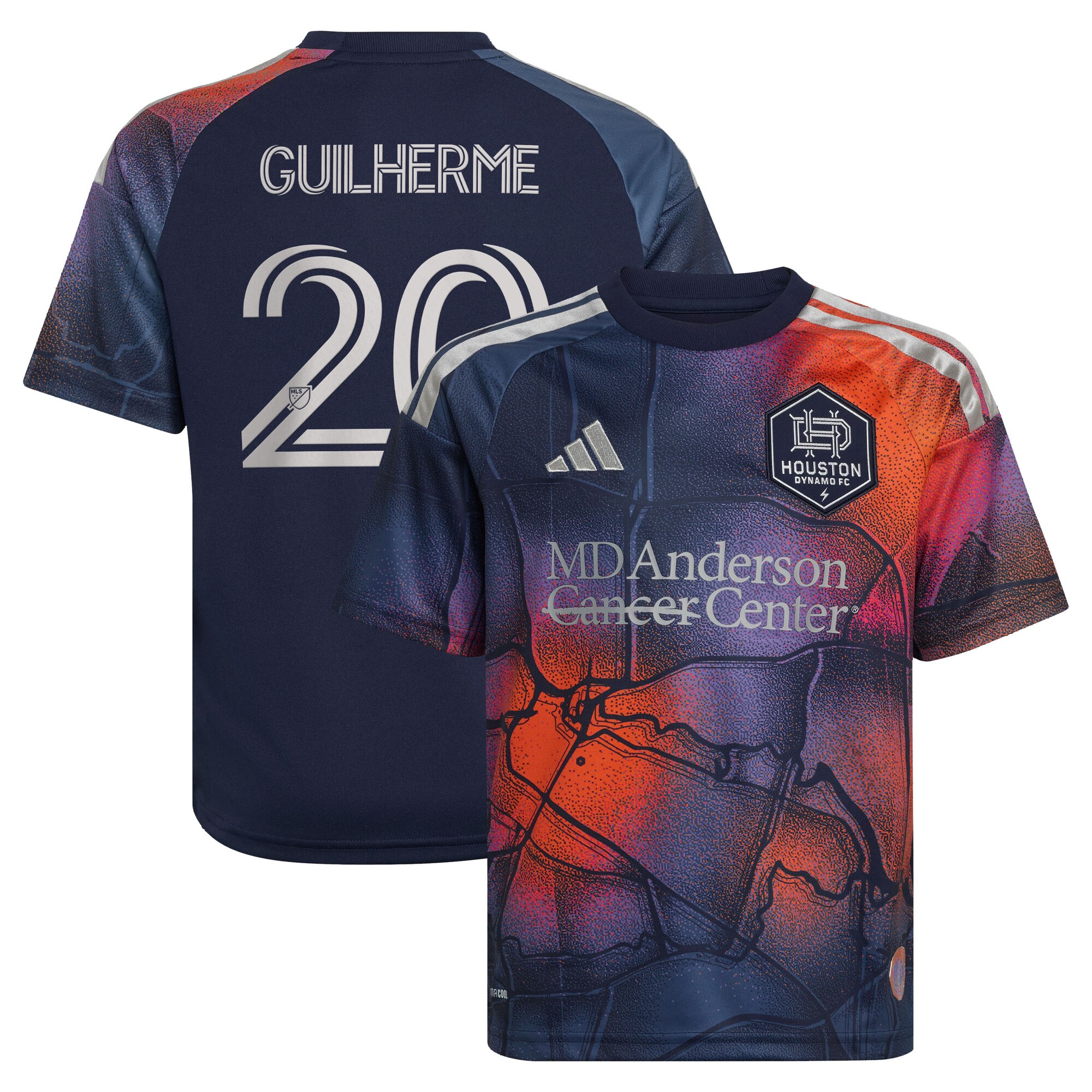 【公式グッズ】MLS ダイナモFC ギリェルメ・アウグスト・ヴィエイラ・ドス・サントス レプリカ ユニフォーム Adidas/アディダス ユース・ジュニアサイズ ブルー (ADI 2026 Youth MLS Replica Jersey - Player)｜Fanatics公式ストア 店 20,061円