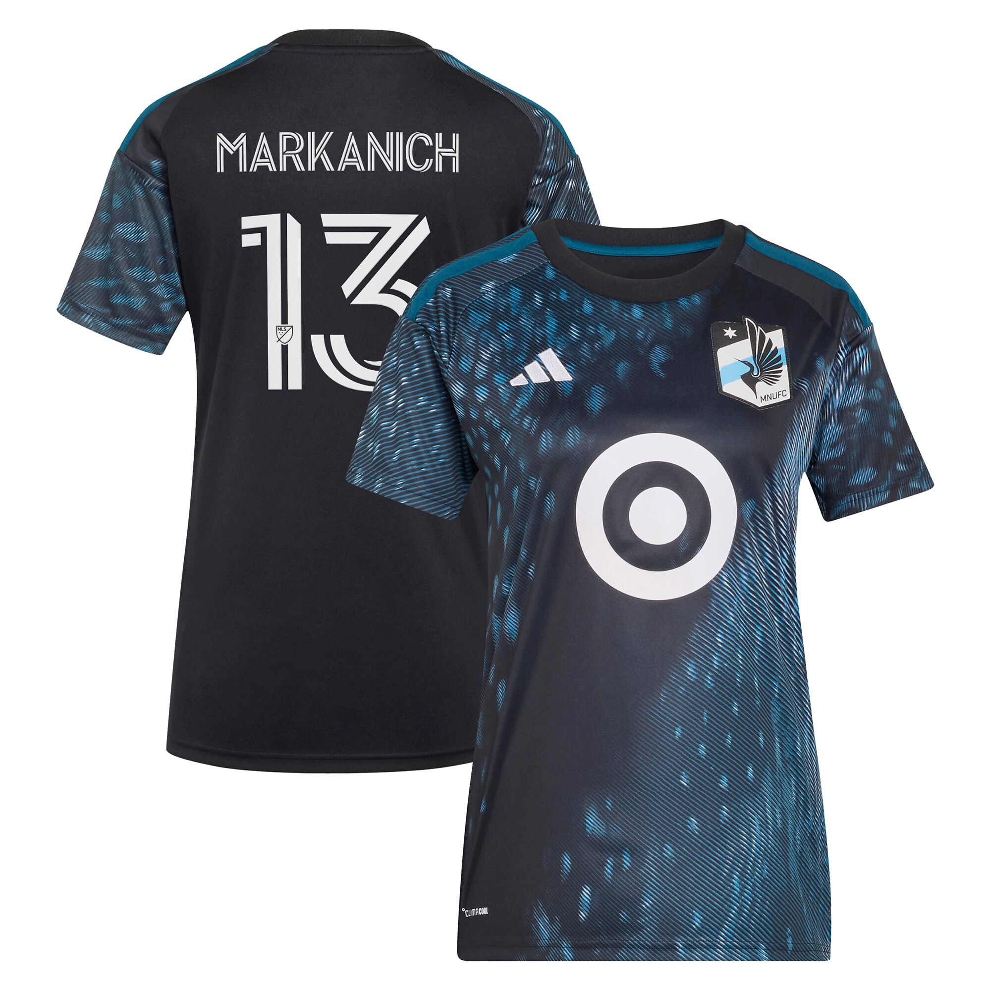 【公式グッズ】MLS ユナイテッドFC アンソニー・マルカニッチ レプリカ ユニフォーム Adidas/アディダス レディース ブラック (ADI 2026 Women's MLS Replica Jersey - Player)