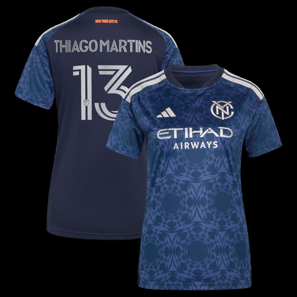 【公式グッズ】MLS ニューヨーク・シティFC マルティンス レプリカ ユニフォーム Adidas/アディダス レディース ブルー (ADI 2026 Women's MLS Replica Jersey - Player)