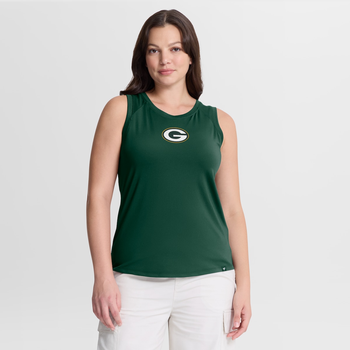 【公式グッズ】NFL パッカーズ タンクトップ Fanatics/ファナティクス レディース グリーン (NFL Womens Fanatics Triumpant Win High Hip Tank)｜Fanatics公式ストア 店