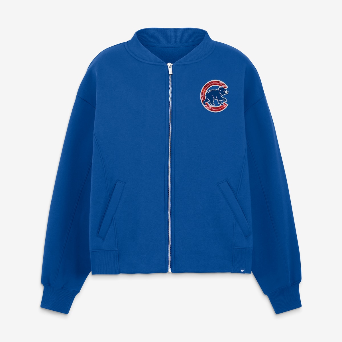 【公式グッズ】MLB カブス ジャケット Fanatics/ファナティクス レディース ロイヤルブルー (FANATICS OVERSIZED LOW HIP FULL ZIP JACKET)｜Fanatics公式ストア 店