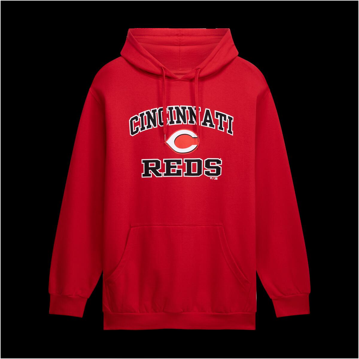 【公式グッズ】MLB レッズ パーカー (大きいサイズ) Fanatics/ファナティクス メンズ レッド (Big & Tall Heart & Soul Hood)|Fanatics公式ストア 店