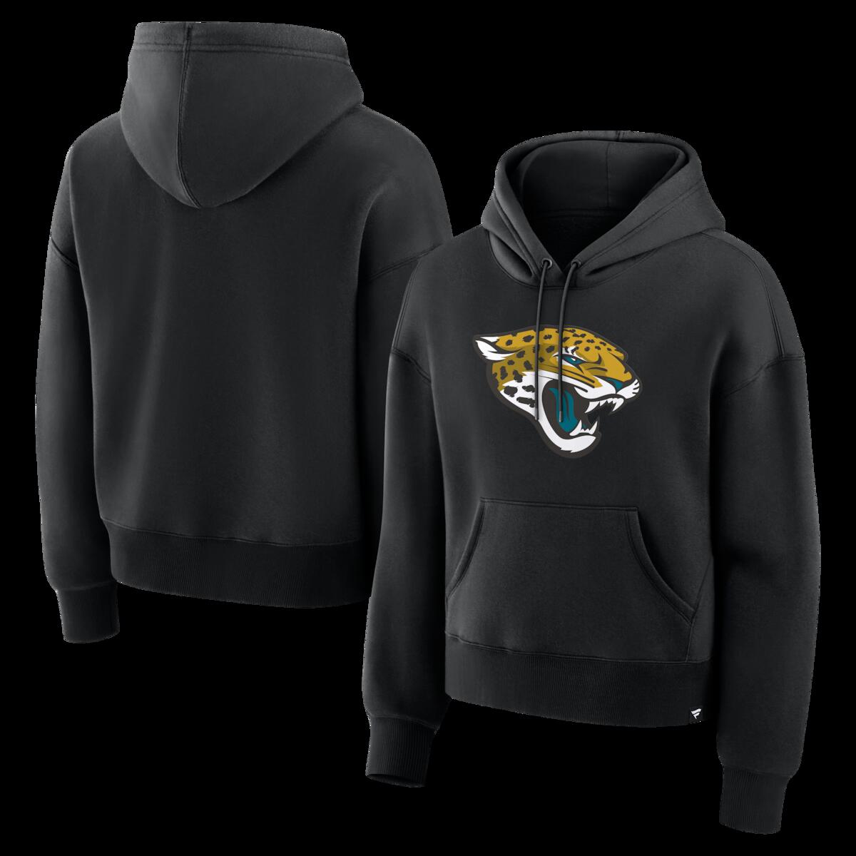 【公式グッズ】NFL ジャガーズ パーカー Fanatics/ファナティクス レディース ブラック (NFL Womens Fanatics Essential Logo Legacy POH - R)