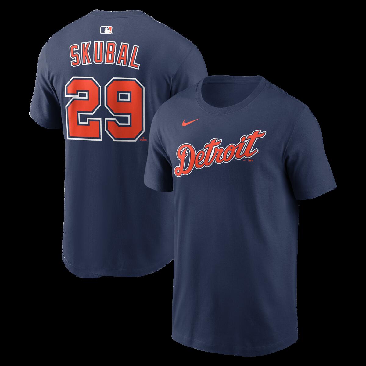 【公式グッズ】MLB タイガース タリク・スクーバル ネーム&ナンバー Tシャツ Nike/ナイキ メンズ ネイビー (Nike 2026 Men's N&N League Seasonal Tee)｜Fanatics公式ストア 店