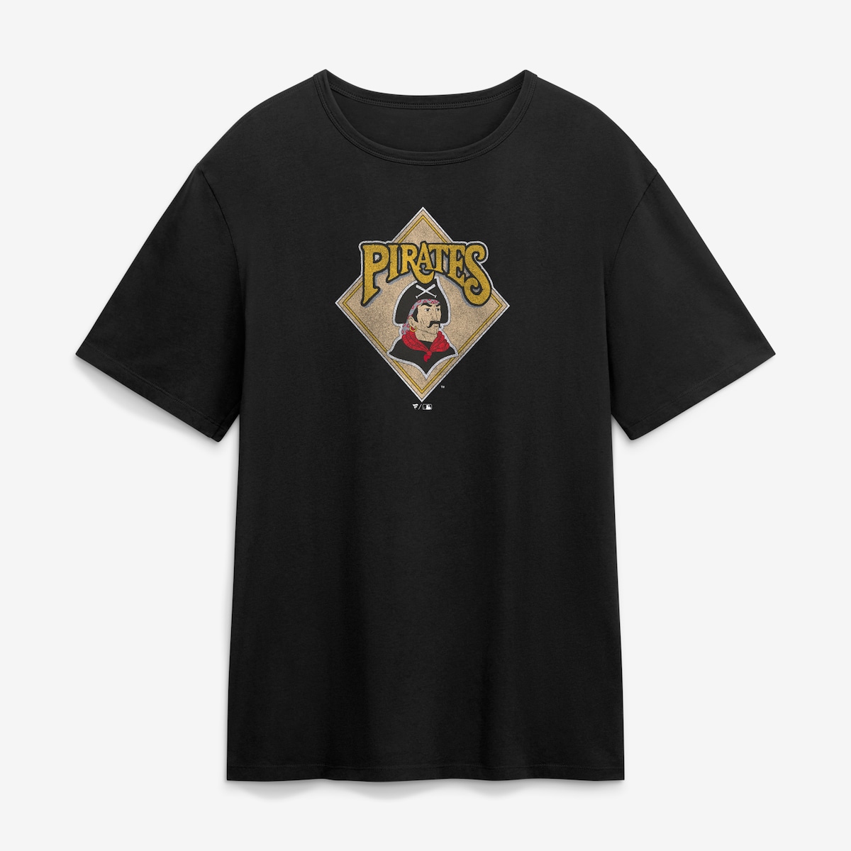 【公式グッズ】MLB パイレーツ Tシャツ Fanatics/ファナティクス メンズ ブラック (FANATICS ALT LOGO LEGACY COTTON SS TEE)