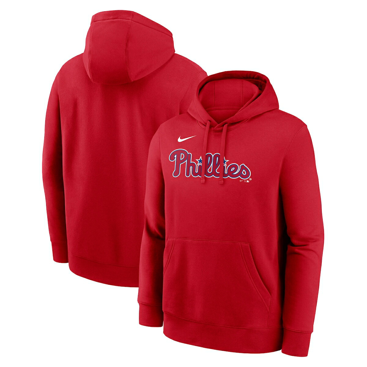 【公式グッズ】MLB フィリーズ パーカー Nike/ナイキ メンズ レッド (Men's Nike MLB Wordmark Alt Club Hood)