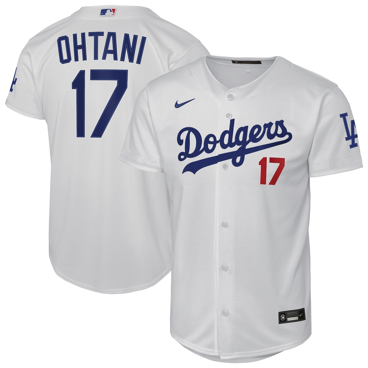 【公式グッズ】MLB ドジャース 大谷 翔平 ホーム ユニフォーム (レプリカ) Nike/ナイキ キッズサイズ ホワイト (Youth 8-20 Stadium Home Run Jersey - Player)|Fanatics公式ストア 店