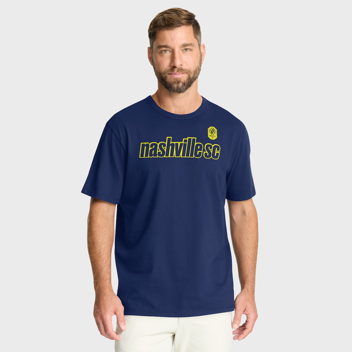 【公式グッズ】MLS ナッシュビル・SC Tシャツ Fanatics/ファナティクス メンズ ネイビー (NUT S26 Men's Legacy Tee)