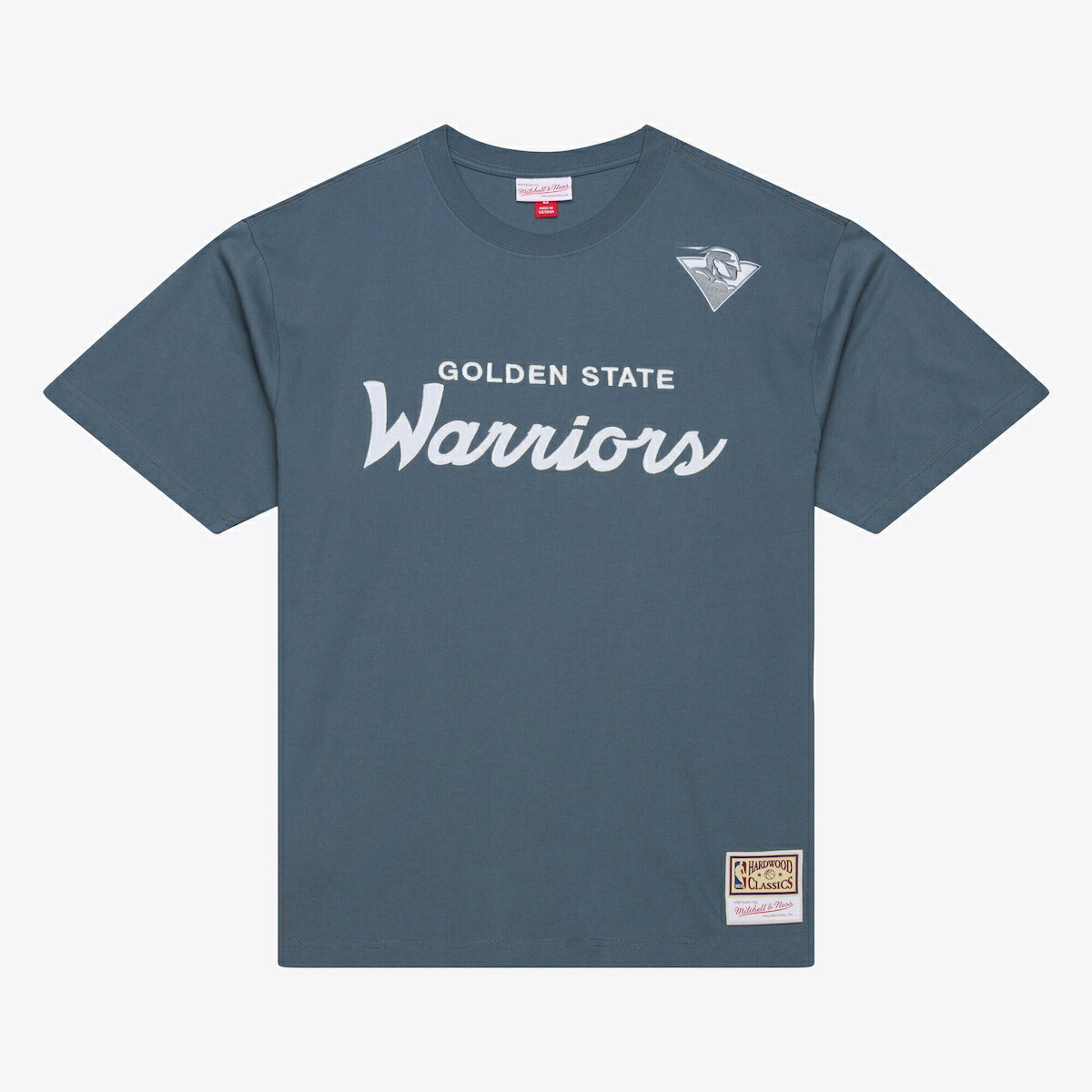 【公式グッズ】NBA ウォリアーズ Tシャツ Mitchell & Ness/ミッチェル＆ネス メンズ ブルー (SP26 NBA THUNDERSTORM SS TEE)