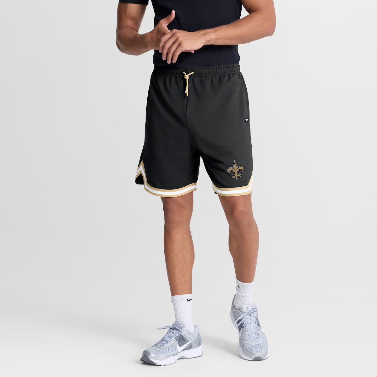 【公式グッズ】NFL セインツ ハーフパンツ Fanatics/ファナティクス メンズ ブラック (MENS FEARLESS DRIVE SHORT)