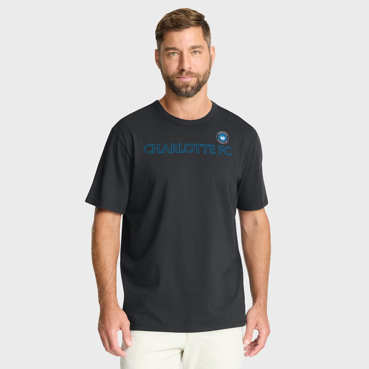 【公式グッズ】MLS シャーロットFC Tシャツ Fanatics/ファナティクス メンズ ブラック (NUT S26 Men's Legacy Tee)