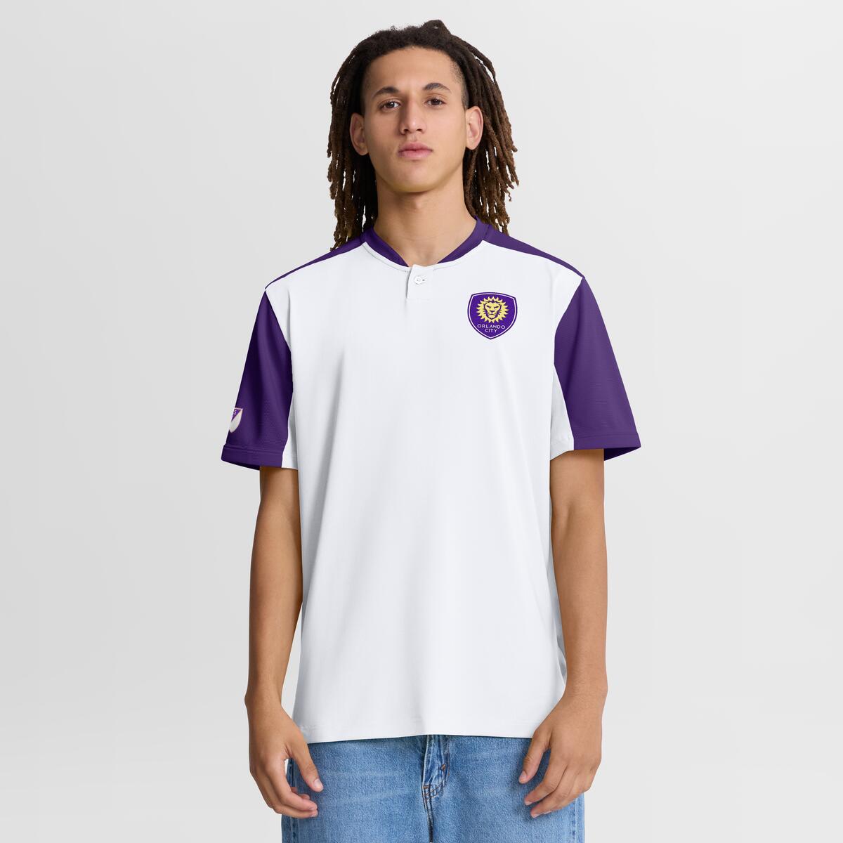 【公式グッズ】MLS オーランド・シティSC Tシャツ Fanatics/ファナティクス メンズ ホワイト (NUT S26 Men's Striker Fashion Top)