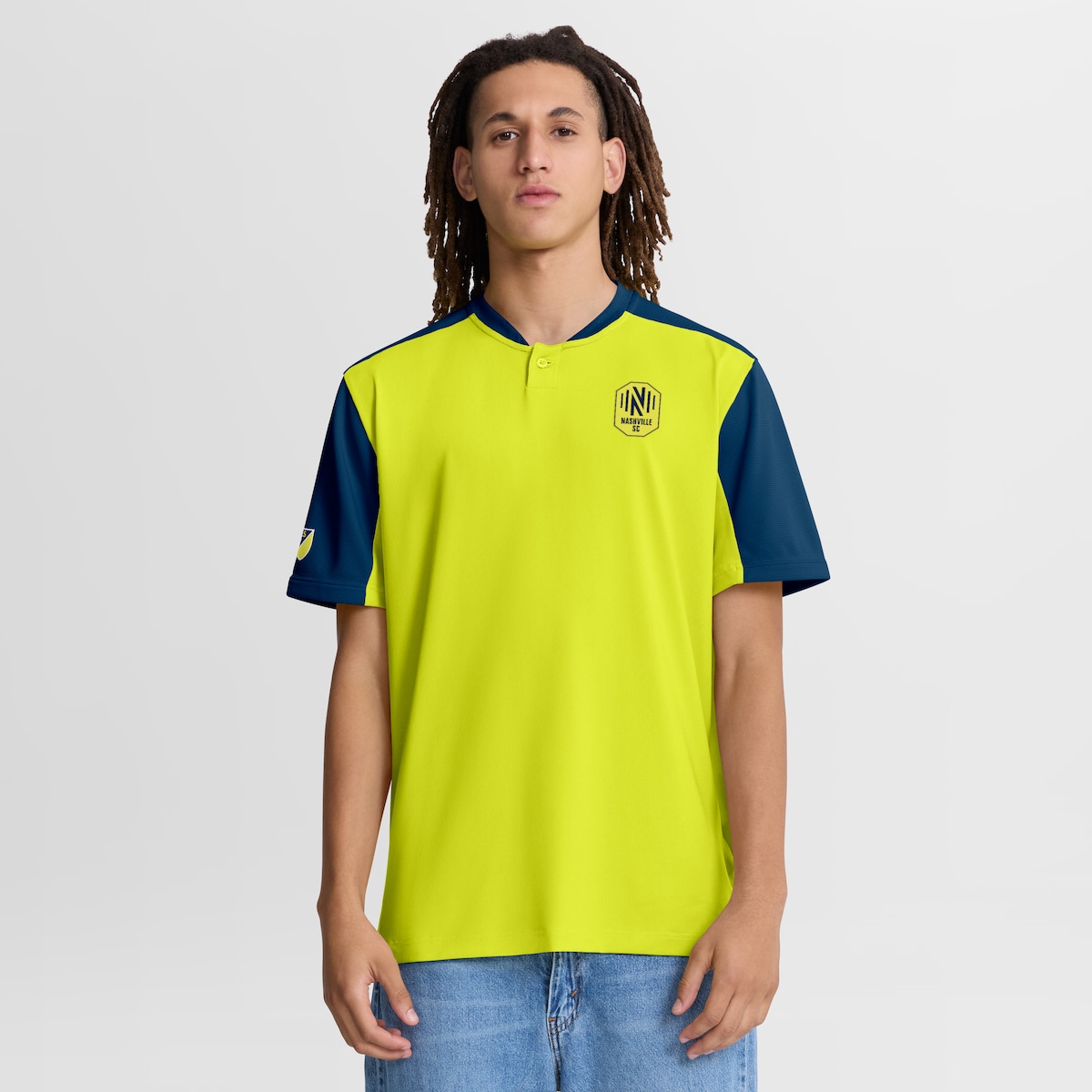 【公式グッズ】MLS ナッシュビル・SC Tシャツ Fanatics/ファナティクス メンズ イエロー (NUT S26 Men's Striker Fashion Top)