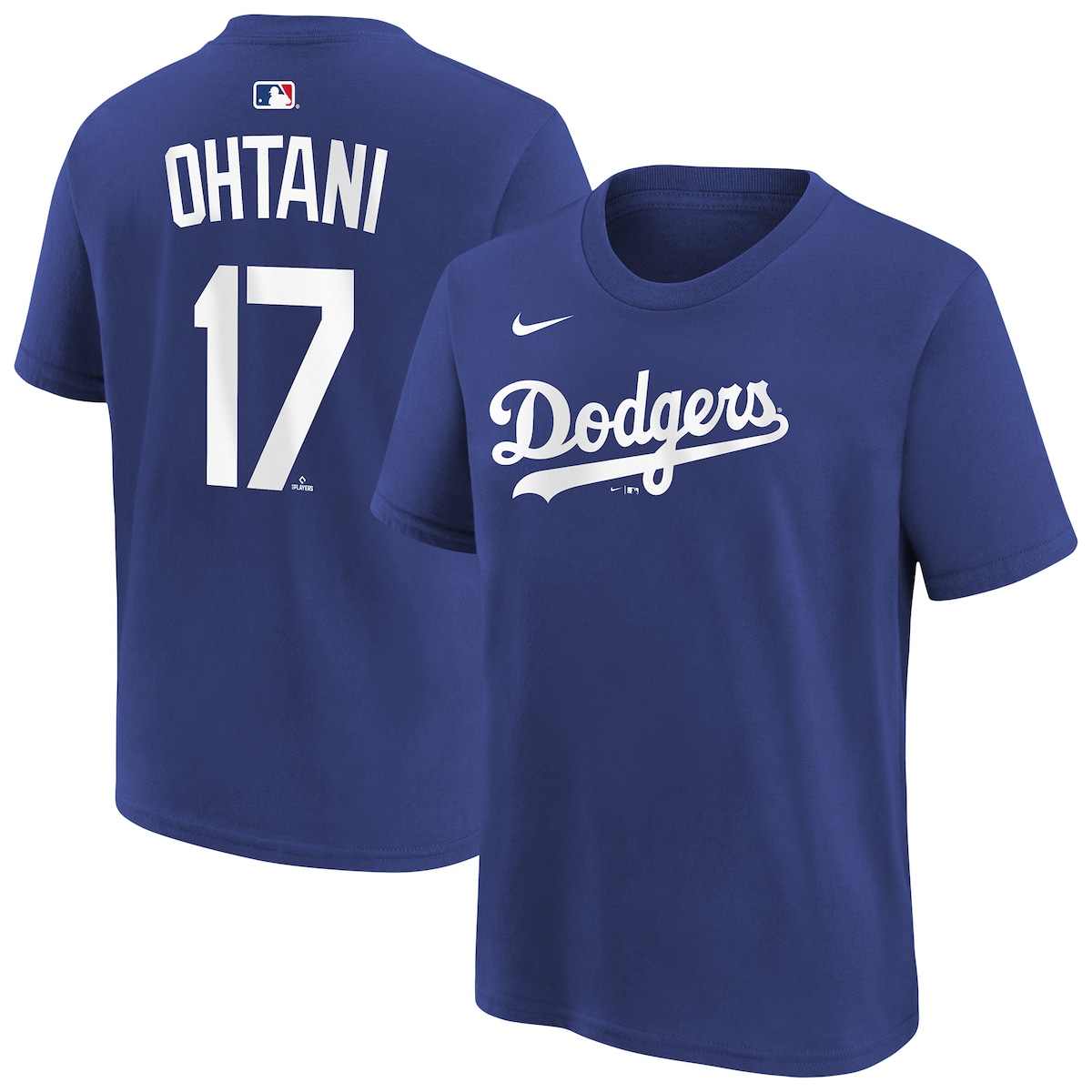 【公式グッズ】MLB ドジャース 大谷 翔平 ネーム&ナンバー Tシャツ Nike/ナイキ キッズサイズ ロイヤルブルー (Youth 2026 N&N Tee)