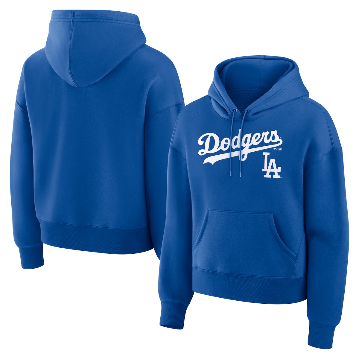 【公式グッズ】MLB ドジャース フリース パーカー Fanatics/ファナティクス レディース ロイヤルブルー (Womens MLB Core Team Lockup Legacy Hood)