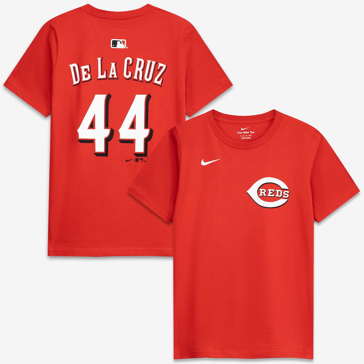【公式グッズ】MLB レッズ エリー・デ・ラ・クルス ネーム&ナンバー Tシャツ Nike/ナイキ キッズサイズ レッド (Youth 2026 N&N Tee)