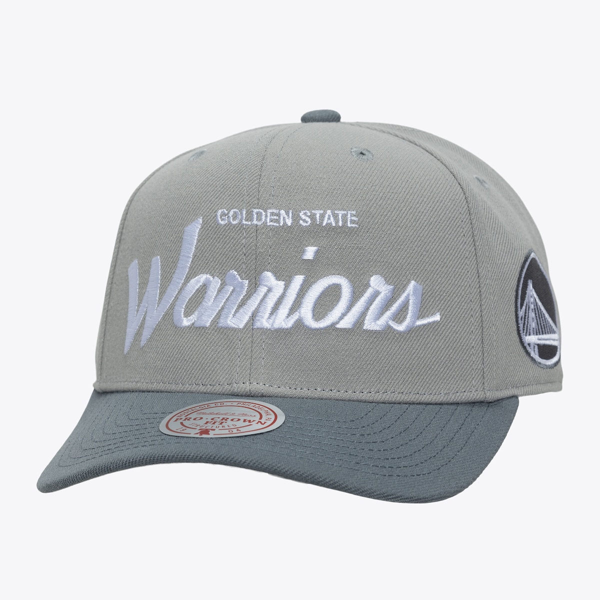 【公式グッズ】NBA ウォリアーズ アジャスタブルキャップ Mitchell & Ness/ミッチェル＆ネス メンズ グレイ (26 NBA MNC Thunderstorm Head Coach 2T Pro Crown Snapback)｜Fanatics公式ストア 店
