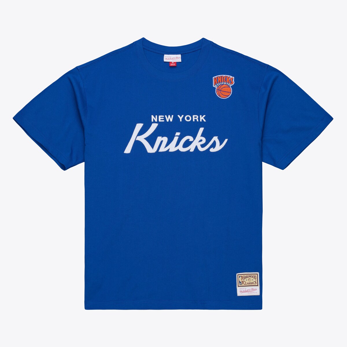 【公式グッズ】NBA ニックス Tシャツ Mitchell & Ness/ミッチェル＆ネス メンズ ブルー (NBA HEAD COACH SS TEE)